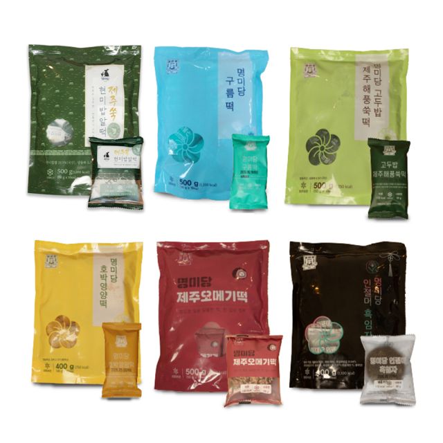 Myungmidang Popular Tteok 6 Kinds Set