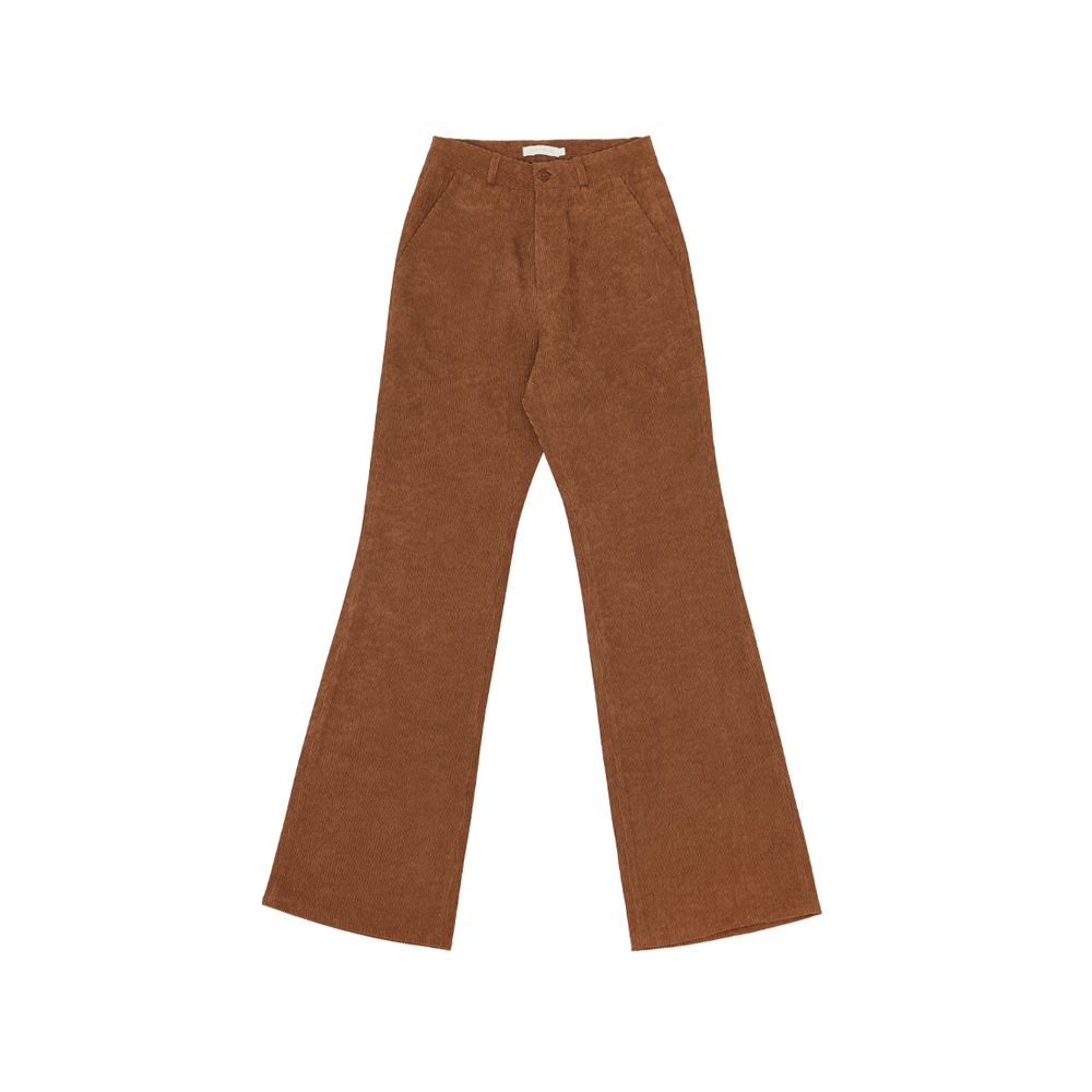 피브비 Corduroy Bootcut Pants squirrel