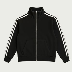 행텐틴즈 여아 스판 웨일 본딩 트랙탑_블랙