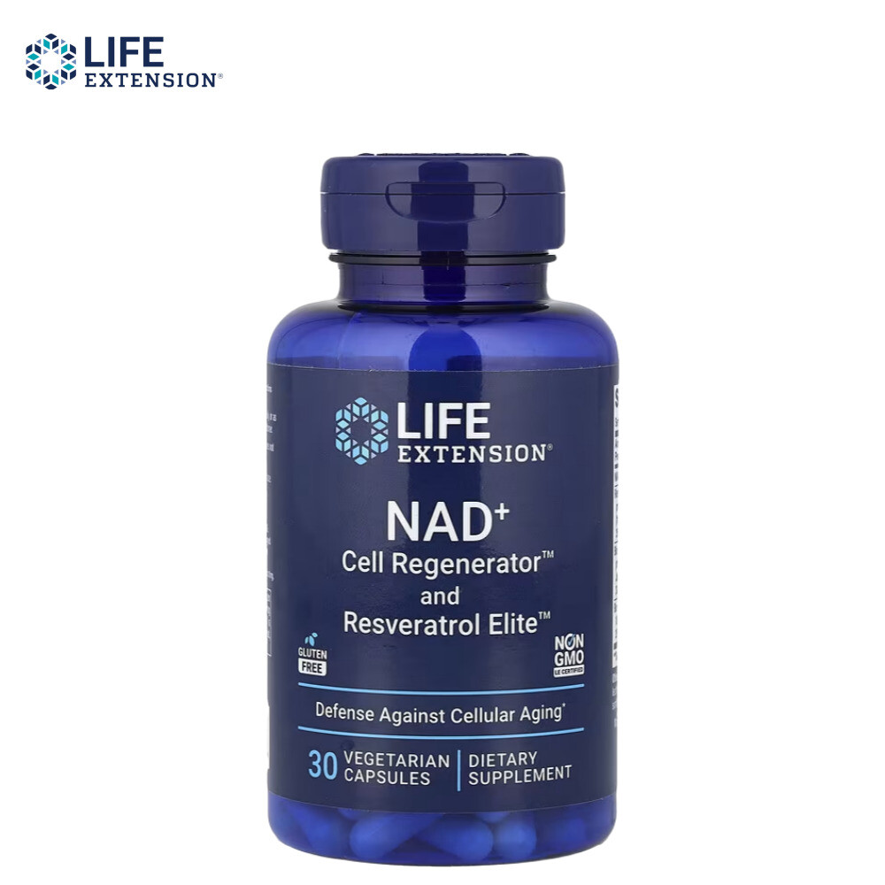 라이프익스텐션 NAD+ 셀 리제너레이터 레스베라트롤 레즈베라트롤 엘리트 30캡슐