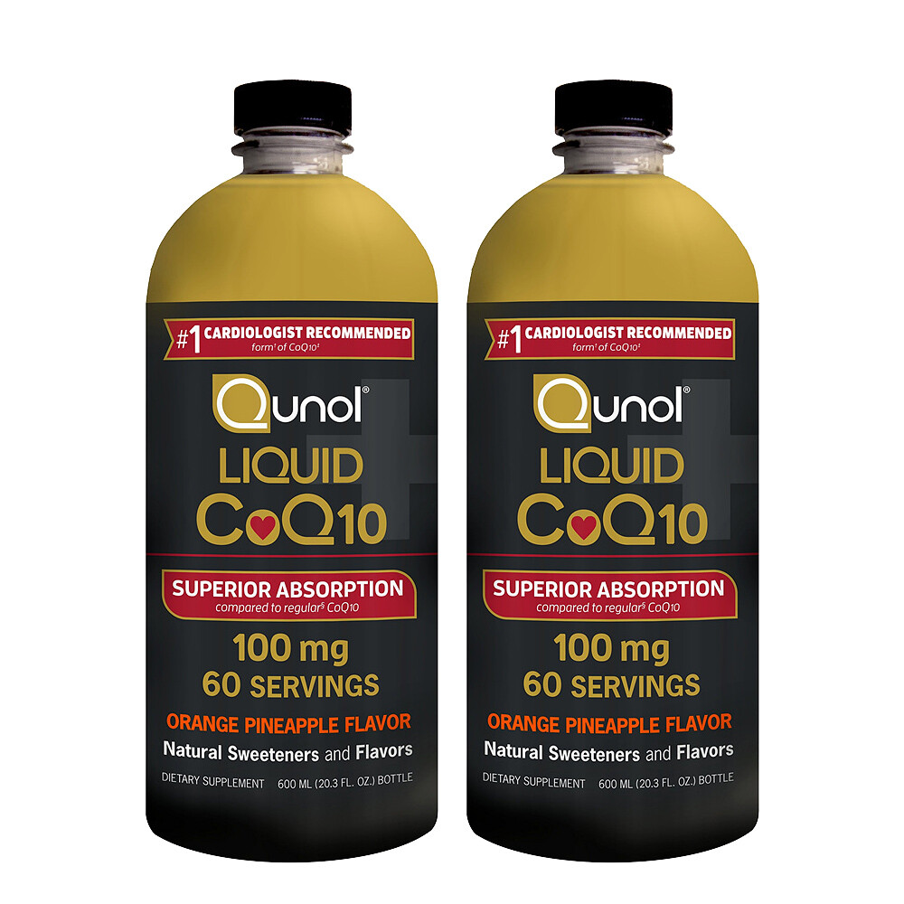 Qunol Liquid <b>CoQ</b>10 코엔자임Q10 마시는 코큐텐 액체 600ml 2개
