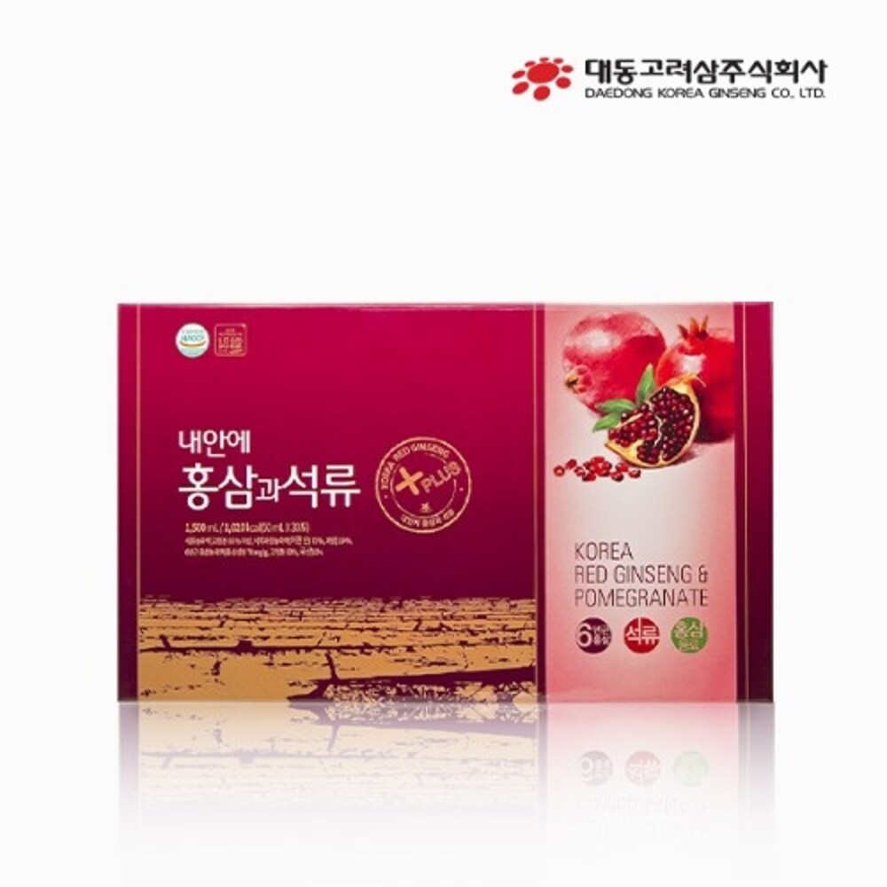 대동고려삼 대동고려삼 <b>내안에 홍삼과 석류</b> 50MLX30포