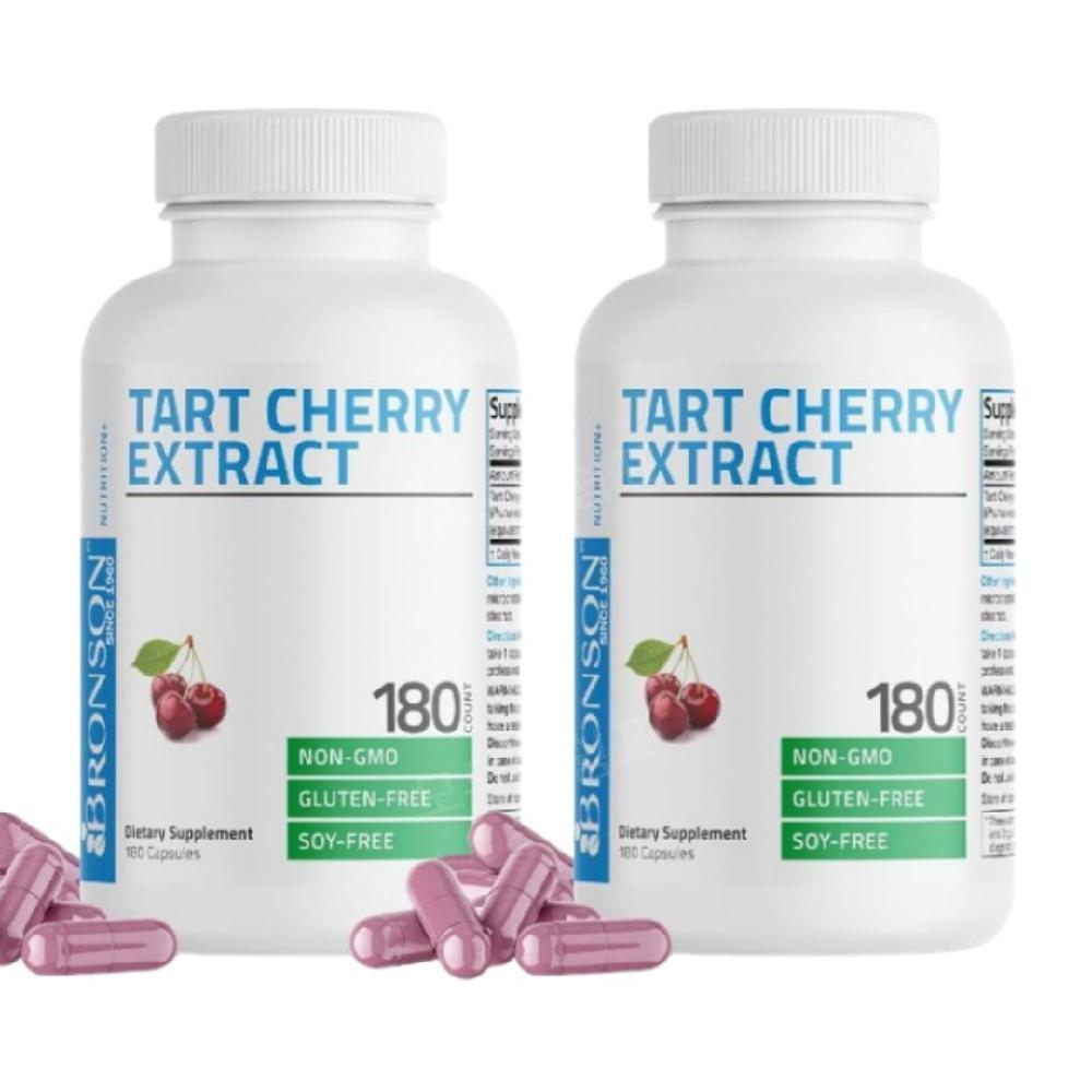 <b>브론슨</b> 타르트 타트 체리 Tart Cherry 180캡슐 2개 <b>Bronson</b>