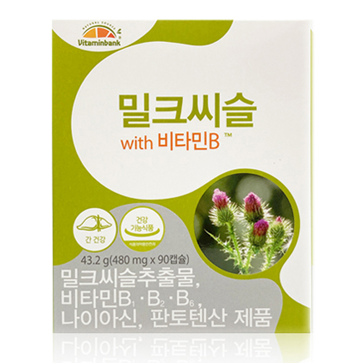 <b>비타민뱅크</b> 밀크씨슬 플러스 B