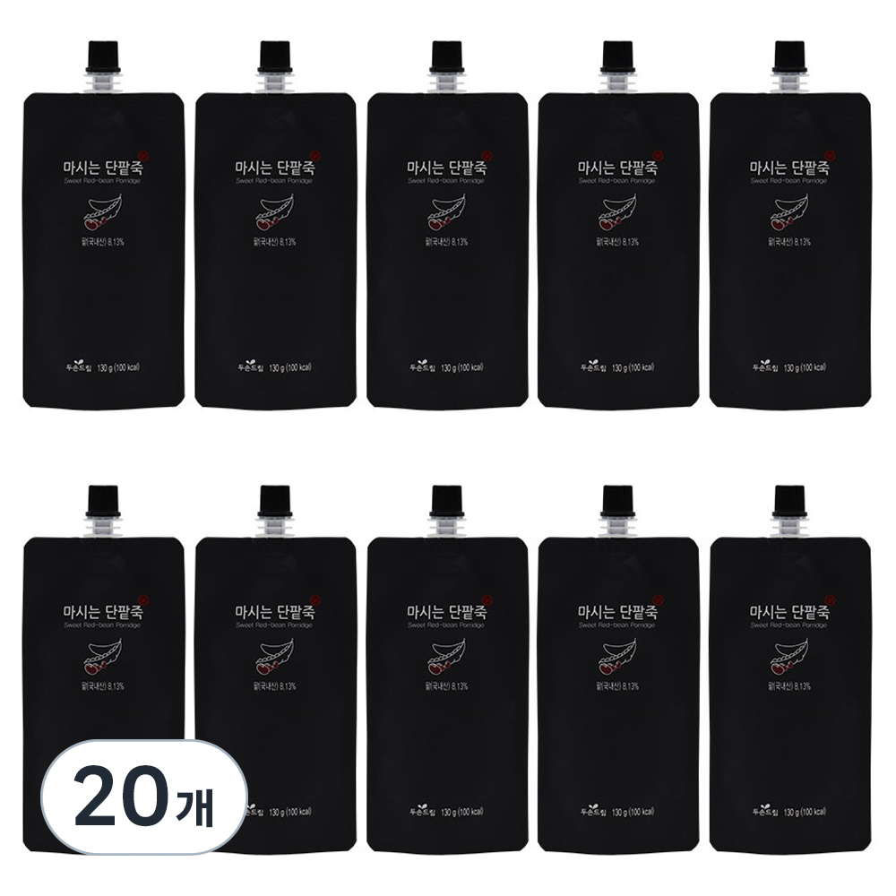 마시는 팥죽 간편한 즉석 죽 두손드림