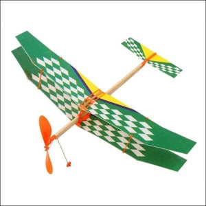 고무동력 복엽기만들기 쌍날개 고무동력기 비행기 고무줄 글라이더 DIY 과학교구 (2세트)