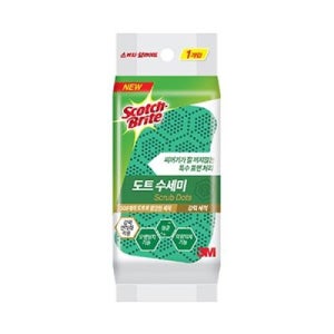강력 도트수세미 1입 청소용품 스카치브라이트