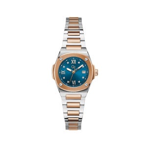 [롯데백화점] 지씨 [공식] 로즈골드 투톤 쿠션 쉐입 미니 (Z12011L7) 여성시계 LE1220570894