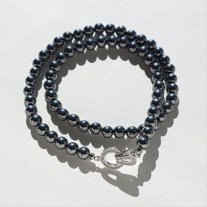 [1+1] 테라헤르츠 6mm 에너제틱 비드 목걸이, 선물같은 하루(에버링)