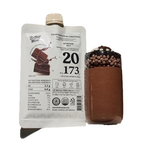 스포츠바이오텍 베러밀 단백질 쉐이크 솔티드초코, 45g, 1개