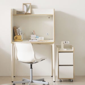 오즈 E0 스터디 독서실 책상 LED 서랍장 세트 800