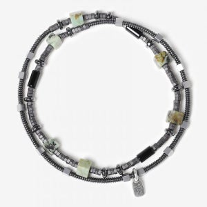 [애끼] 듀얼 스톤 아인 그린믹스 원석팔찌 P0000MIE