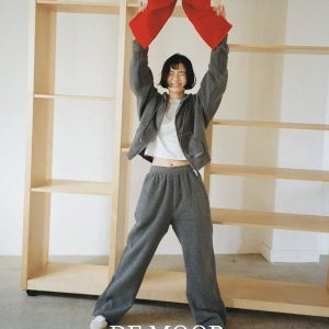 내일도착 와이드팬츠 [DEMOOR] 데니 투웨이 후리스 팬츠