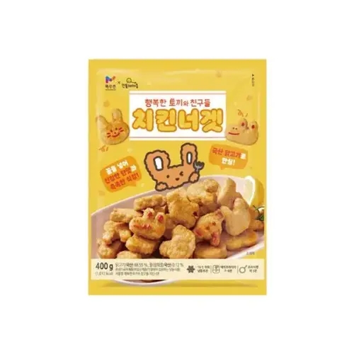 목우촌 행복한 토끼와 친구들 치킨너겟