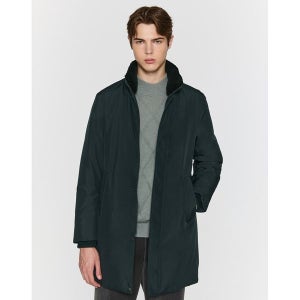 [닥스] 25FW 다크카키 탈부착 퍼카라 롱 다운점퍼 DMJU5D303E3