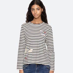 [씨 뉴욕] (W) ATHENA SOLID L/SLV T-SHIRT (D1) (MULTI)