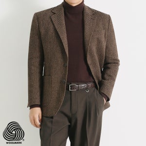 더클래식 헤링본 울 자켓 (46634)