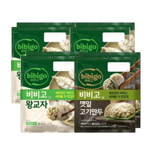 CJ 비비고 왕교자 455g x6봉 + 깻잎고기만두 400g x2봉