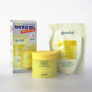 구달 청귤 비타C 잡티케어 패드 알파 70매 기획 (+70매 리필)