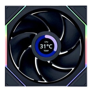 리안리 UNI FAN TL Wireless LCD 140 리버스 (블랙) 팬쿨러