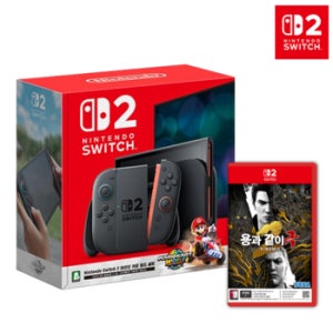 닌텐도 스위치2 마리오 카트 월드 세트+닌텐도 스위치2  용과같이 극2