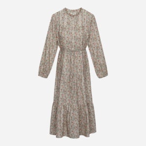 [써스데이 아일랜드] 플라워 기모 티어드 원피스_T258MOP243W T258MOP243W