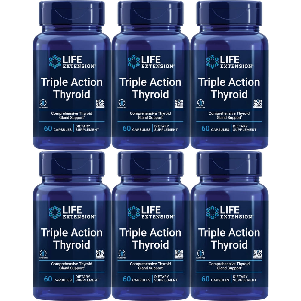 라이프익스텐션 <b>트리플 액션 싸이로이드</b>  6개  60정