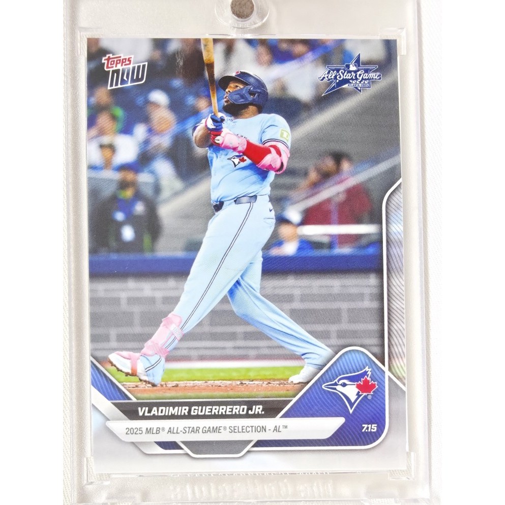 2025 TOPPS NOW 탑스 나우 #ASG-VGJ 블라디미르 게레로 주니어 ALL STASR GAME 올스타게임 출전 MLB 메이저리그 야구 스포츠 포토 카드  1개