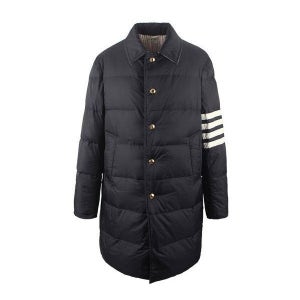 톰브라운 [톰브라운] [명품] MOD040X 05411 415 클래식 메탈 피니쉬 나일론 패딩자켓 네이비 남성 자켓