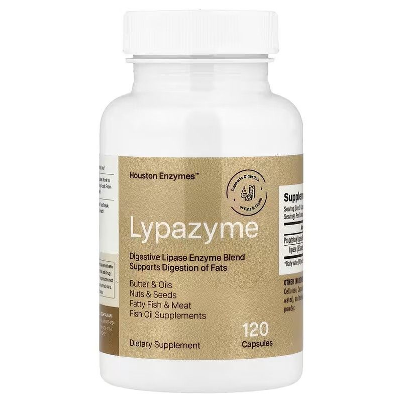 휴스턴 엔자임스 리파자임 <b>Lypazyme</b> 120캡슐 1병