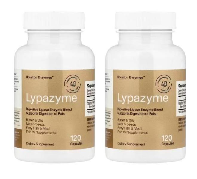 휴스턴 엔자임스 리파자임 <b>Lypazyme</b> 120캡슐 2병