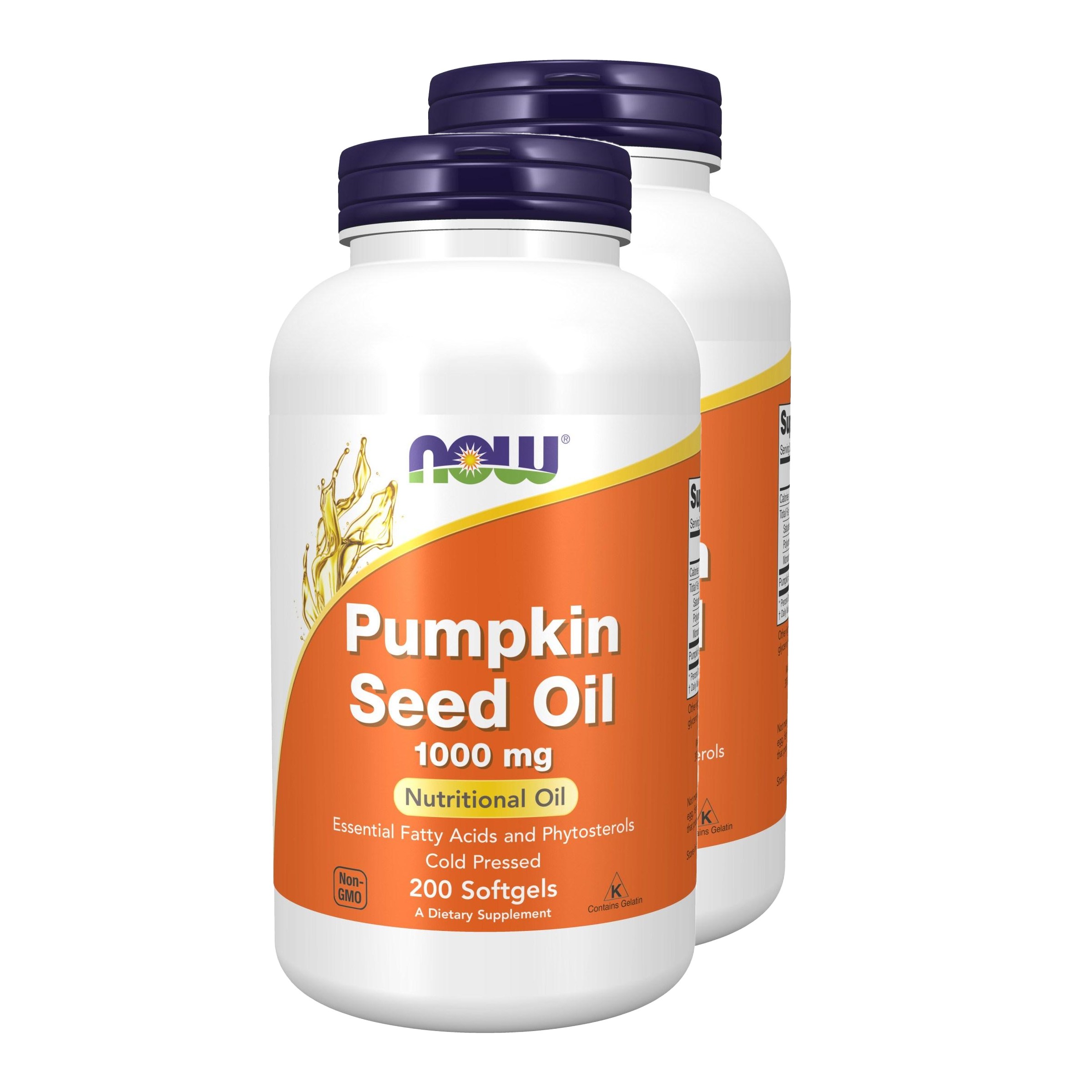 나우푸드 <b>펌킨 씨드 오일 1000mg</b> 소프트젤  200정  2개