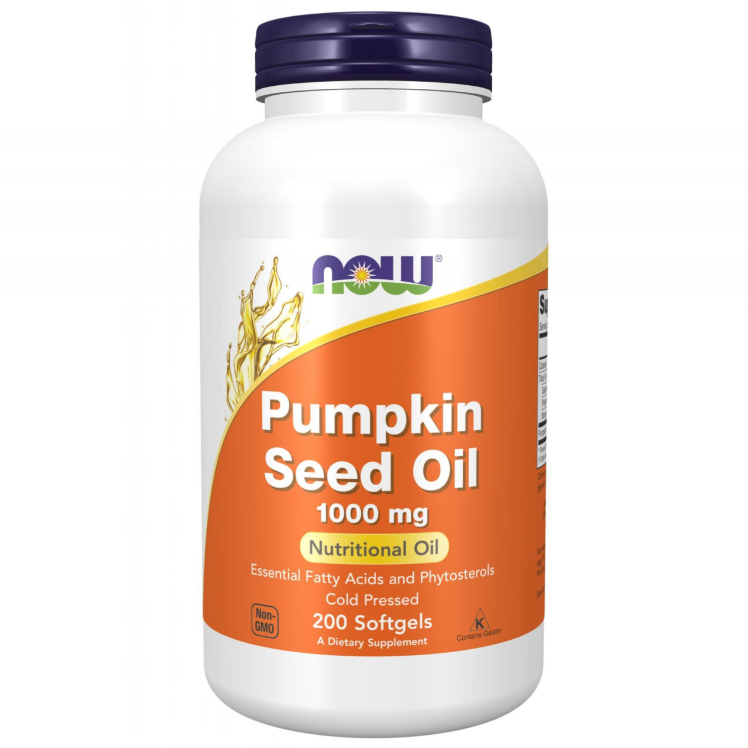 나우푸드 <b>펌킨 씨드 오일 1000mg</b> 소프트젤  200정  1개