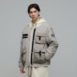 내셔널지오그래픽 N244MFJ160 필름메이커 나이트 슛 플리스 긴기장 자켓 S BEIGE 314558