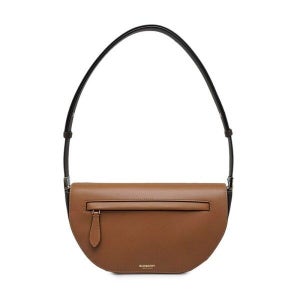 버버리 [버버리] [중고명품] 카멜 브라운 올림피아 스몰 숄더백