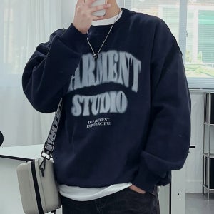 [S-XL] 가먼츠스튜디오 레터링 오버핏 맨투맨 남녀공용 3color N