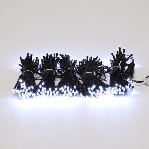 비츠온 LED 트리전구 크리스마스 조명 300구 흑색선 백색