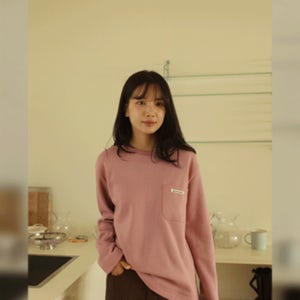 5OA0922NN_[JUST BETTER] 어디에나 쓱 베러 포켓 기모티[데일리,캐주얼,티셔츠,제작티,라운드티,시보리넥,라운드넥,여유핏,롱티,기모티,속기모,도톰,포근,따뜻,겨울티,