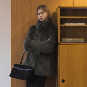 하이퀄리티 윈터 하이넥 퍼 자켓