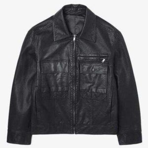 [애드호크]남여공용 포켓포인트 인조가죽 점퍼 HZ9LE80_CA