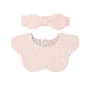 아가방 [모다아울렛][아가방]핑크 턱받이(헤어밴드)_01P084207_CC 춘천점