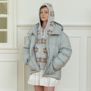 [클루니] Cloud hooded puffer duck down padding - sora