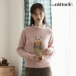 엔니튜드 25FW 홀리데이 울100 인타샤 니트 TV상품