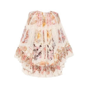 짐머만 데이라이트 레이스 디테일 플로럴 프린트 미니 드레스 6499DRS263 TP444756345