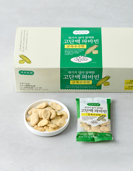 고단백 파바빈 군옥수수맛 제품 이미지