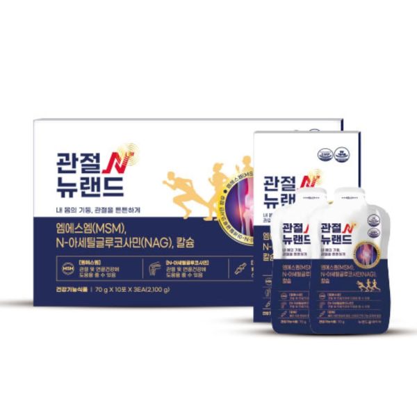 <b>뉴랜드올네이처</b> 관절N <b>뉴랜드</b>  내 몸의 기둥 관절을 튼튼하게 (MSM)  <b>N-아세틸글루코사민</b> 칼슘