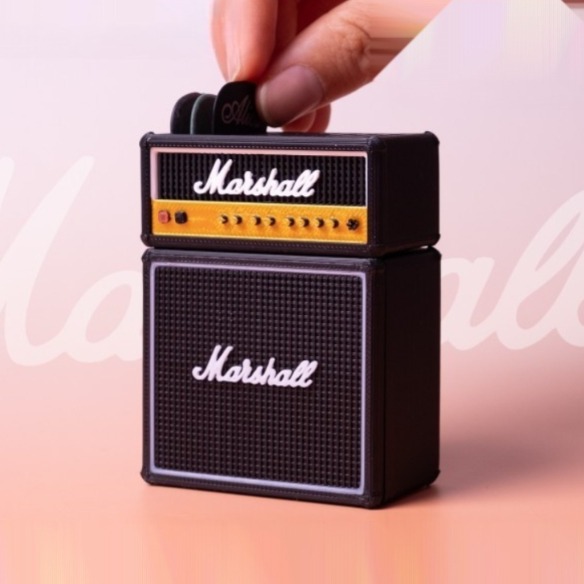 Marshall 피크 보관함 마샬 앰프 디자인 장식 일렉트릭 베이스 바디 음악 카페 장식 선물