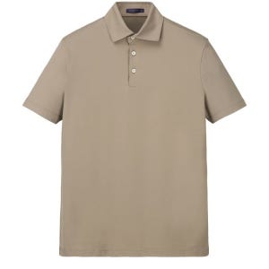 마에스트로 [25SS] 다크베이지 패턴 반팔카라티셔츠 MATS5B021I3