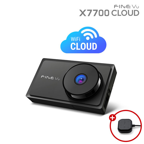[A/S 2년+GPS] 파인뷰 X7700 CLOUD 블루투스 블랙박스 128GB 출장설치