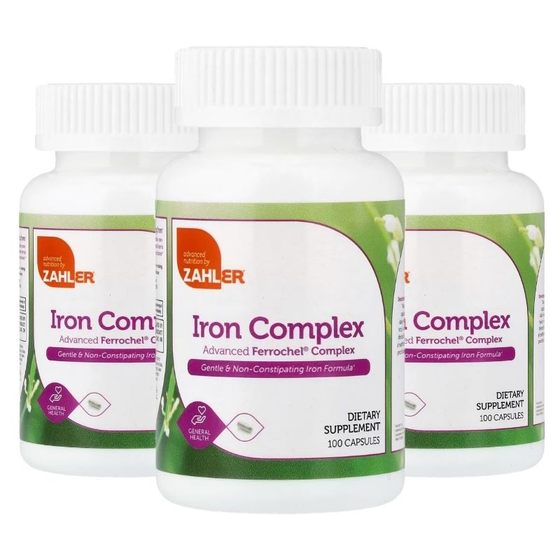 Zahler 잘러 철분 <b>아이언 컴플렉스</b> 100정 3개